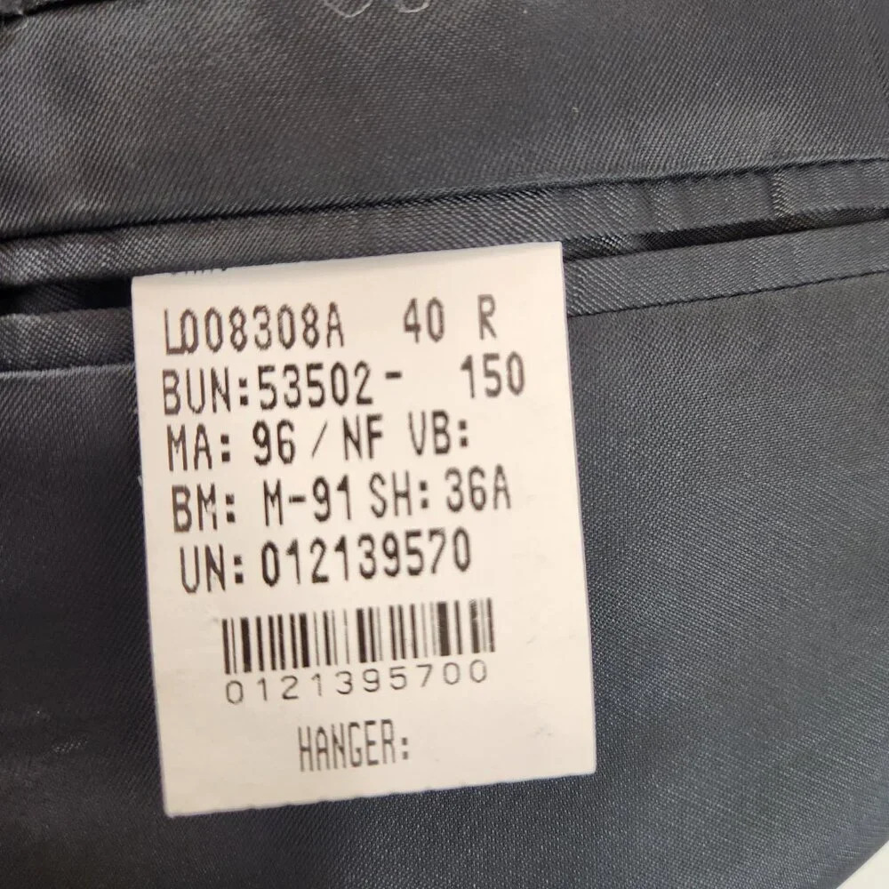 DKNY Essentials Mens Blazer Size 40R  Black - Picture 12 of 12